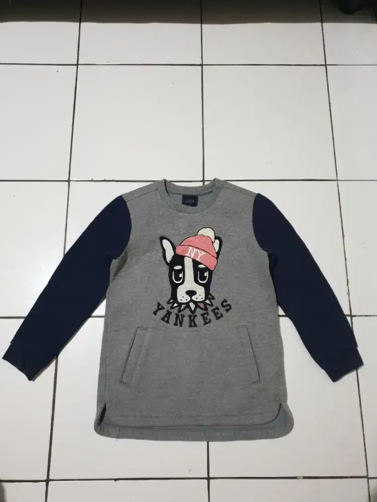 longsleeve Original MLB Yankees,kayak Baru,size 7.