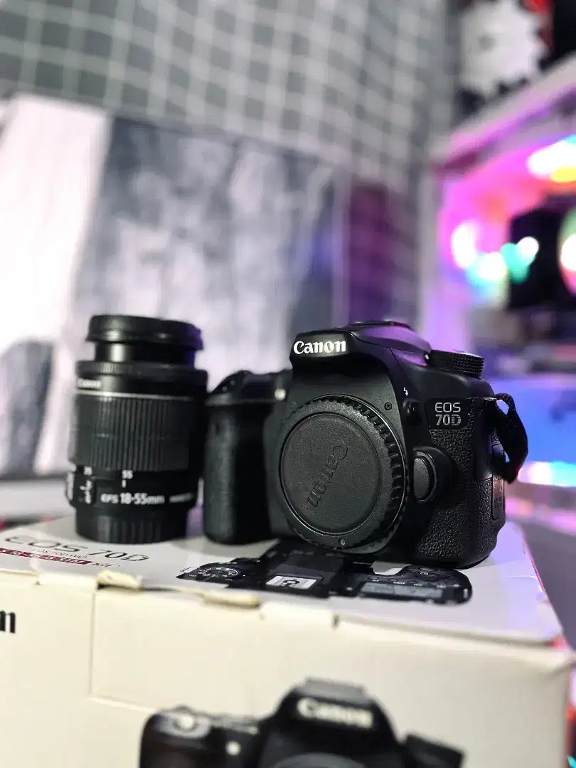 Canon DSLR 70D fullset mulus pisan