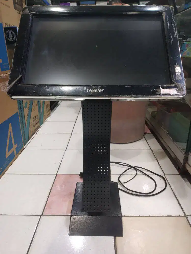 MONITOR TOUCH SCREEN KARAOKE 19 INCH + STANDING STAND 1 METER