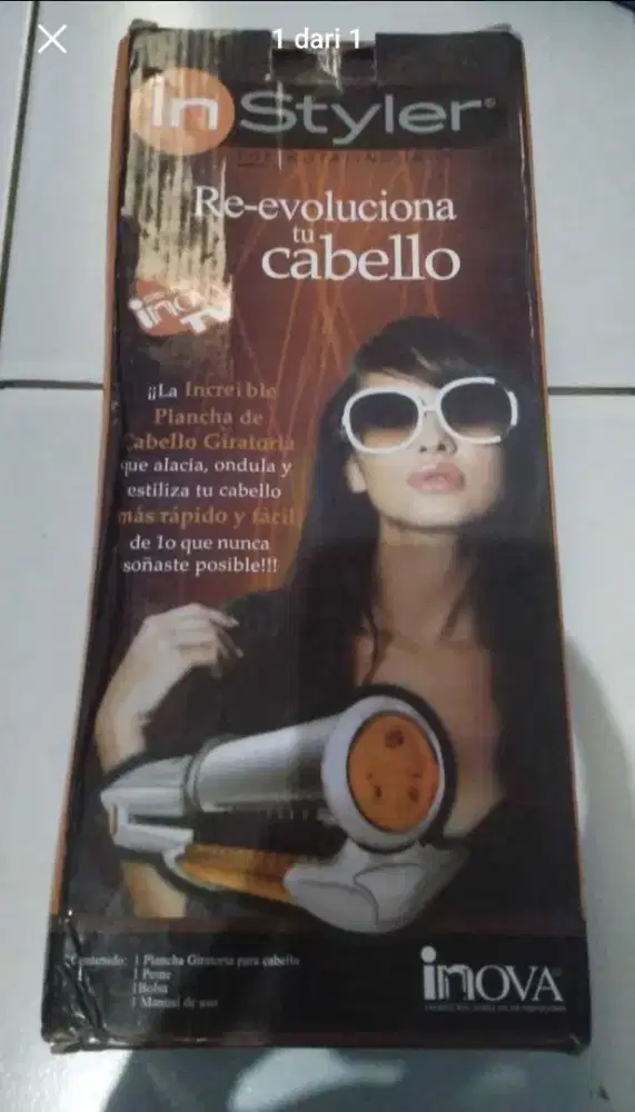 Catokan lurus in rambut