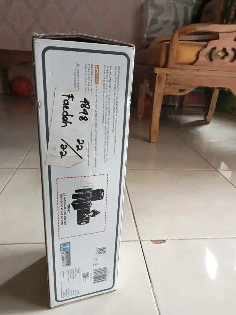 Dijual vacum cleaner black&Decker