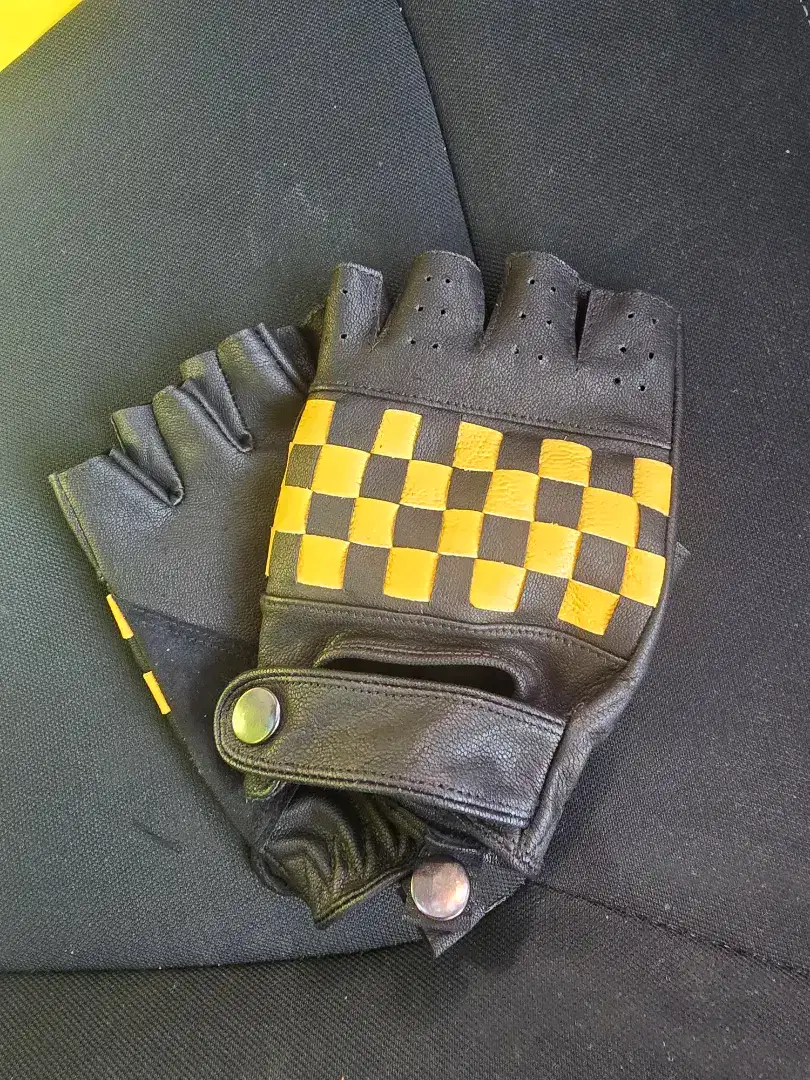 Sarung tangan kulit asli/ leather original harley davidson/ cafe racer