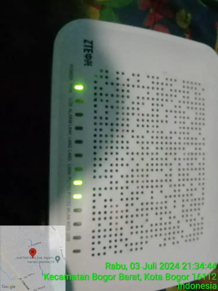Modem ZTE F660 akses poin