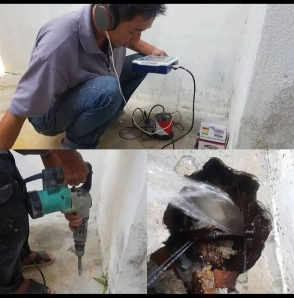 Jasa servise kebocoran air, jasa sumur bor baru,instalasi ppr