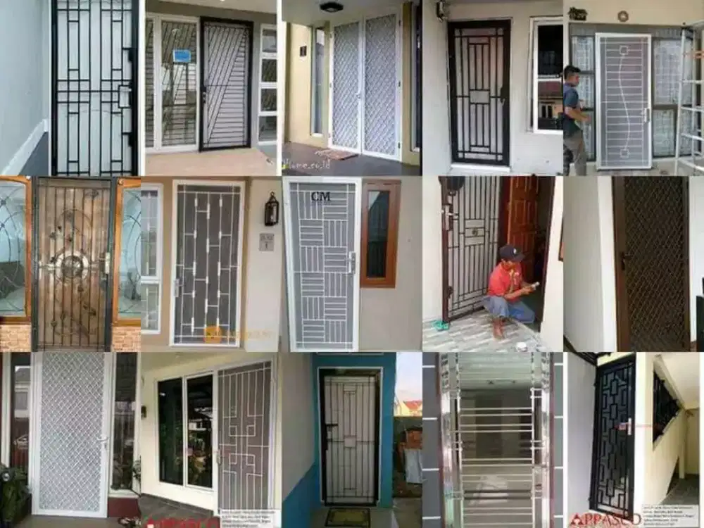Pintu double/kasa nyamuk