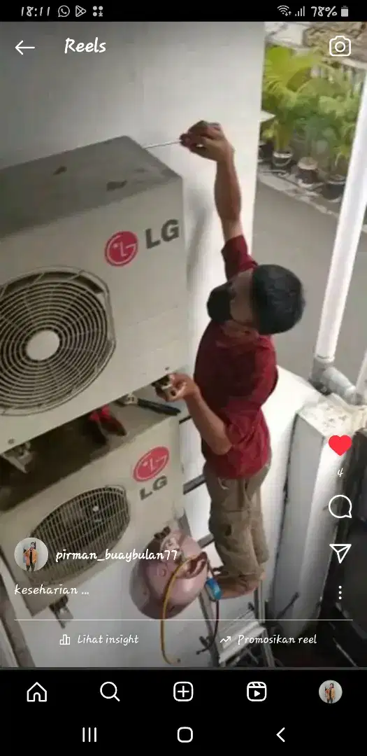 Service ac panggilan