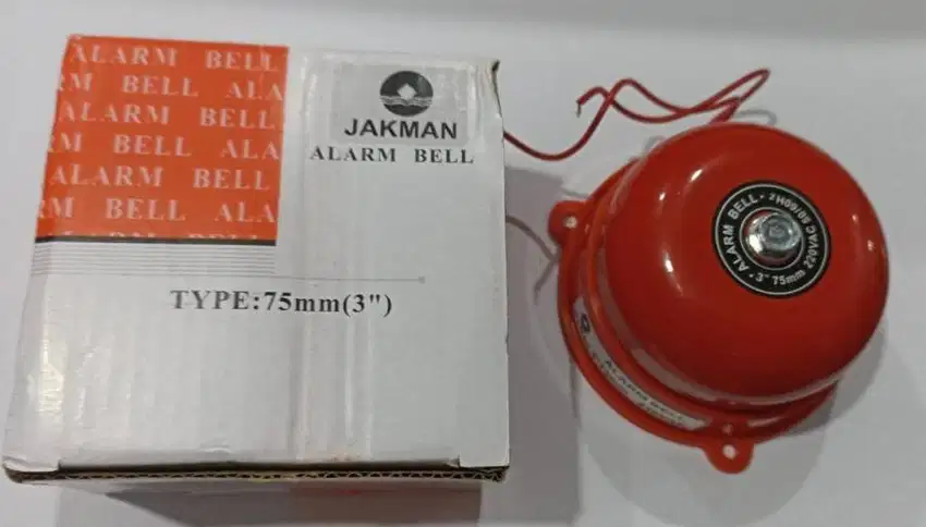 Alarm Bell Kring 75mm 3/3 Inci AC 220V Bell Sekolah Alarm Peringatan