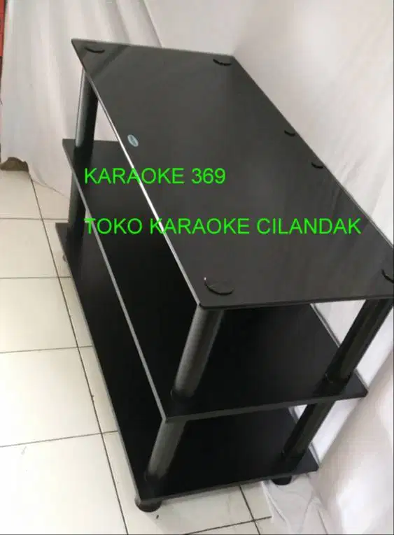 MEJA KACA 120CM