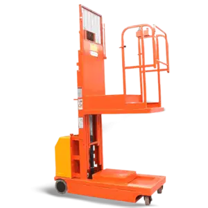 Harga Termurah Order Picker Elektrik Cap 300kg dengan Lifting 4,5 M