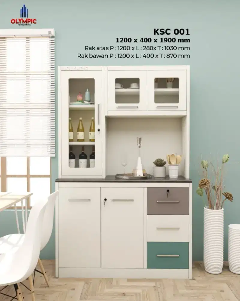 Kitchen set komplit atas bawah