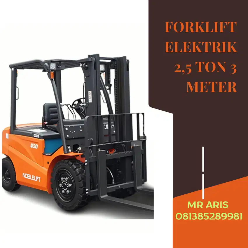 Forklift Elektrik Kapasitas 1.6 Ton sampai 3.5 Ton