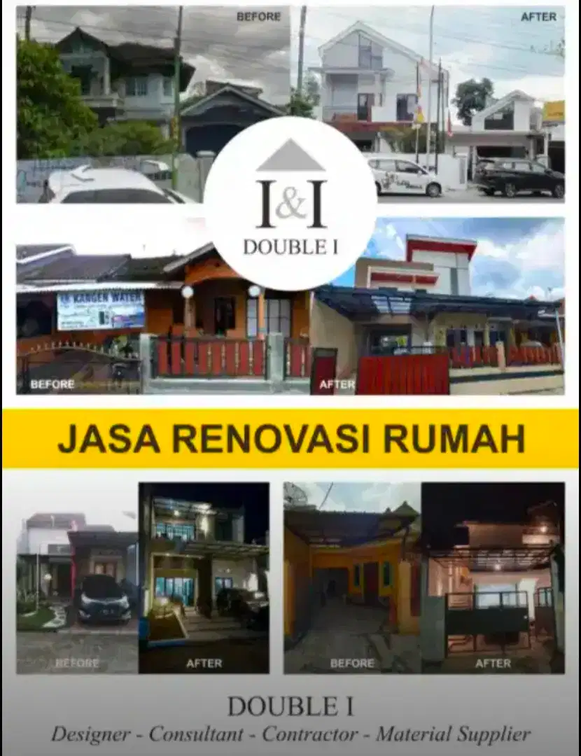 Jasa Bangun Rumah , Kontraktor dan Arsitek Rumah,Kost,Ruko,dll