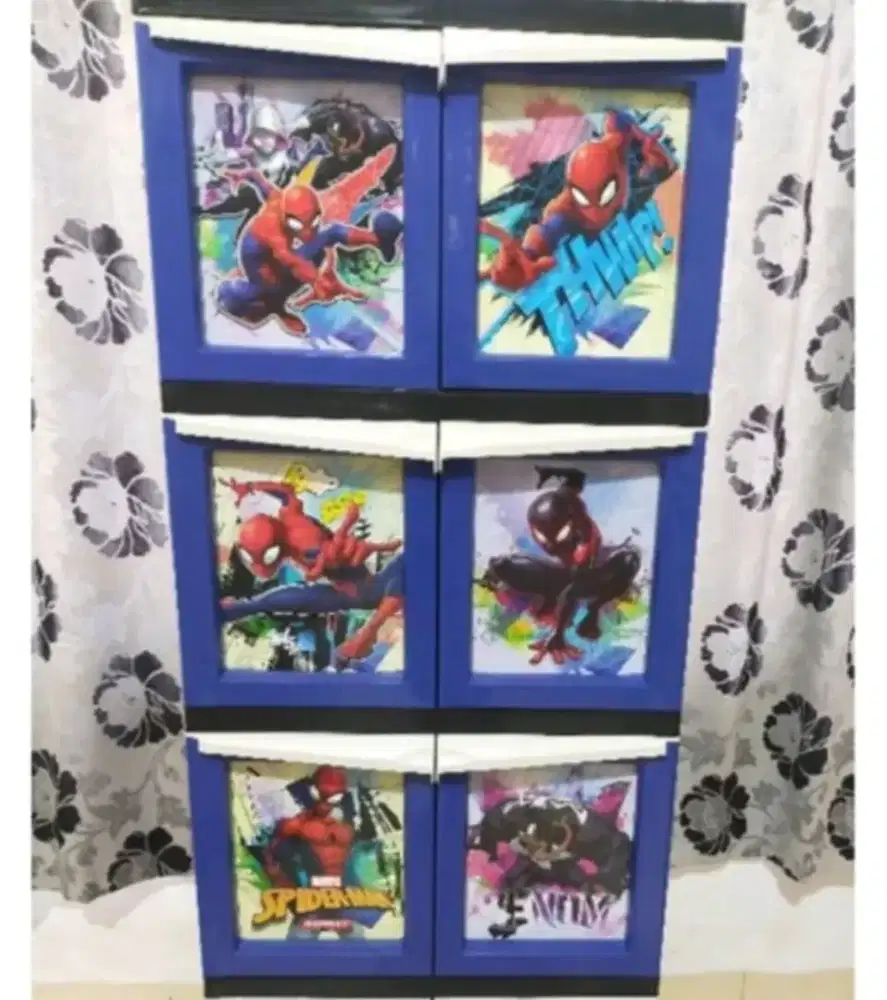 Cuci gudang Lemari Napolly 3 tingkat