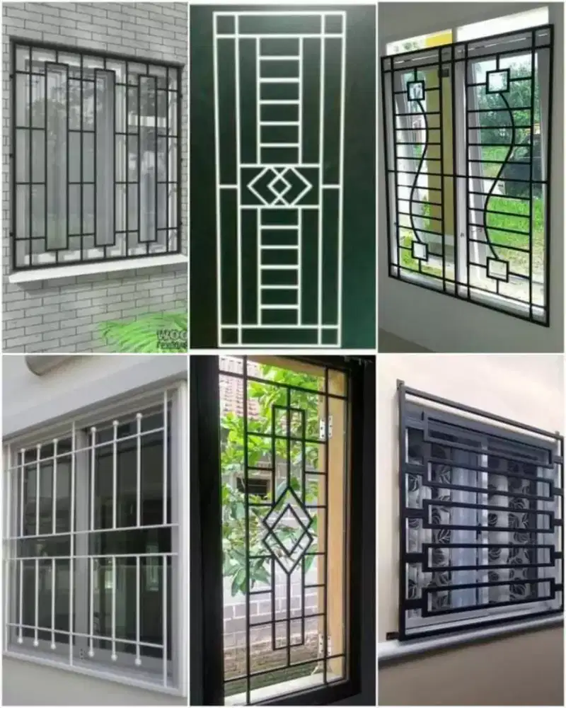 Berbagai macam tralis jendela