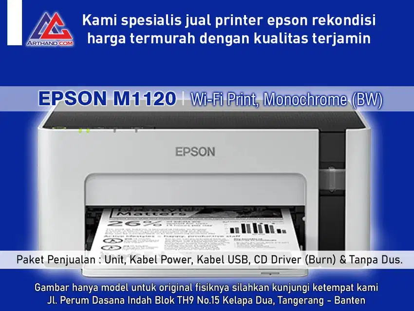 EPSON PRINTER M1120 Monochrome (BW) Wi-Fi