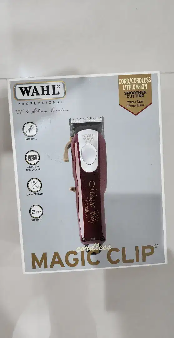 Alat Cukur Rambut Wahl Magic Clip Cordless Baru