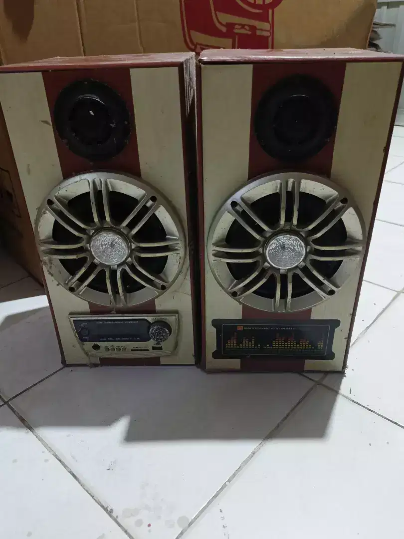 Speaker aktif merk JDL mati total (matot)