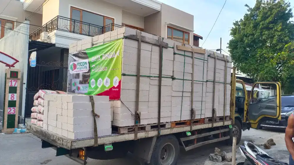 Bata ringan HEBEL bonus Semen mortar untuk bata ringan