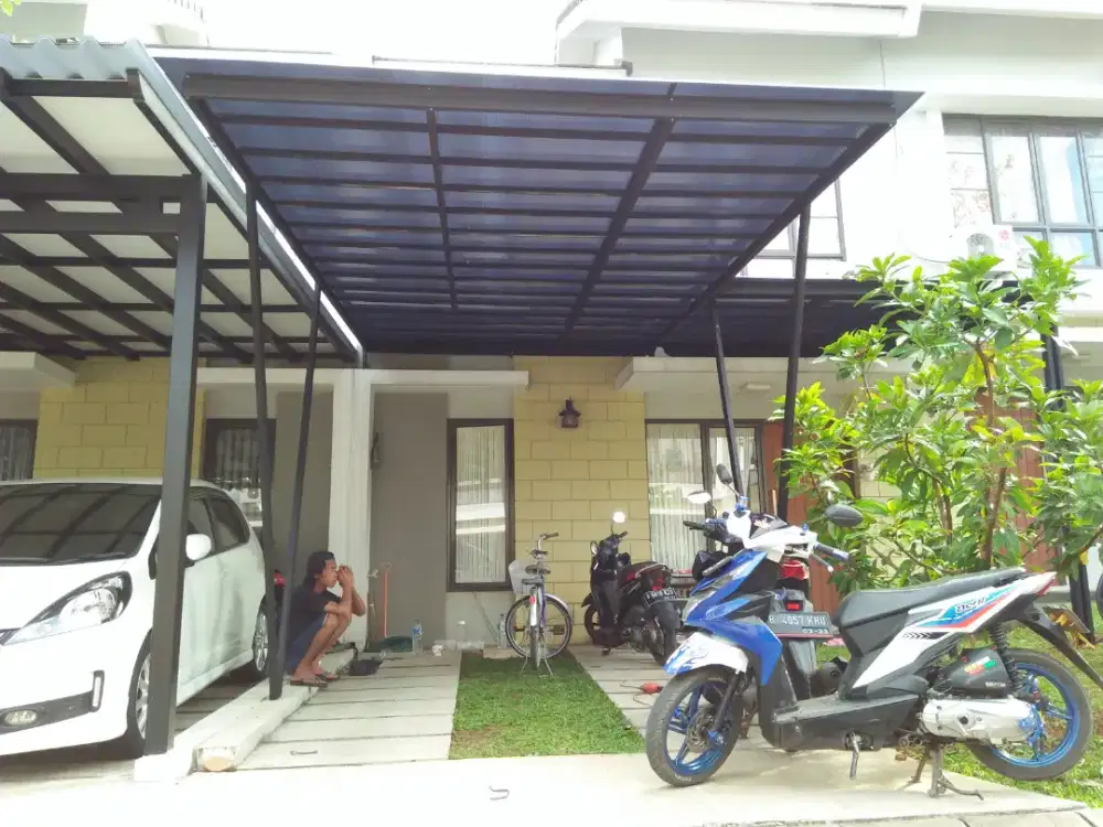 Kanopi baja ringan atap polycarbonate