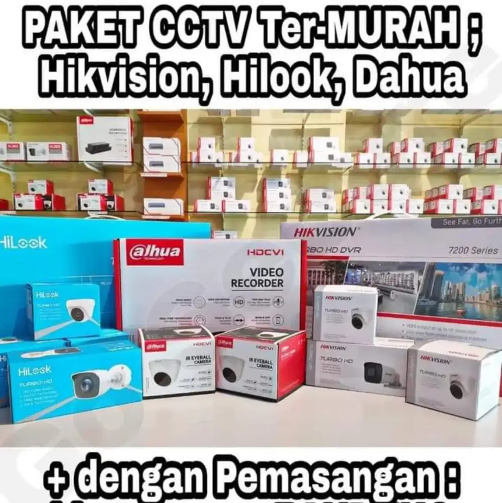 CCTV online se-jabodetabek gratis jasa pasang