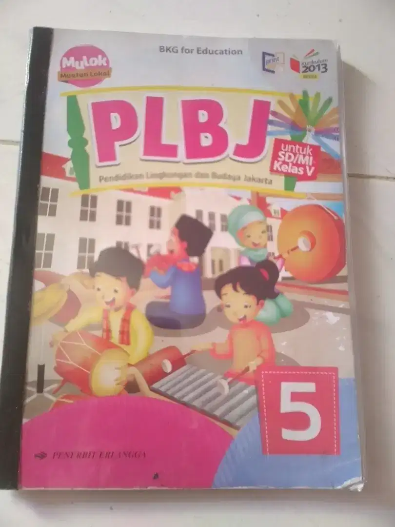 Buku PLBJ kelas 5SD Erlangga