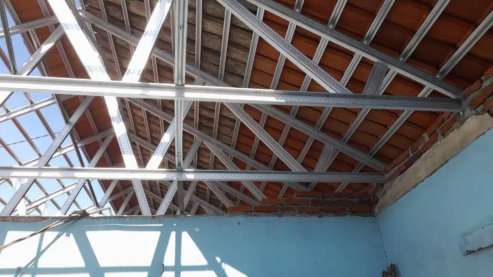 GARANSI 5TH! JASA GANTI ATAP LAMA JADI ATAP BAJA RINGAN