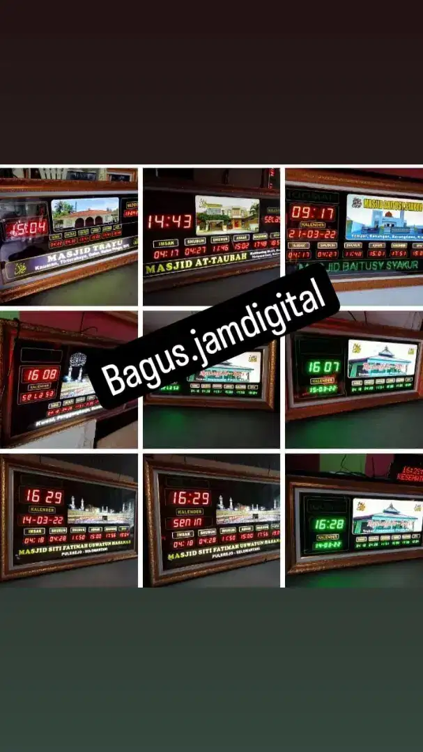 PROMO!Jam digital Masjid Murah