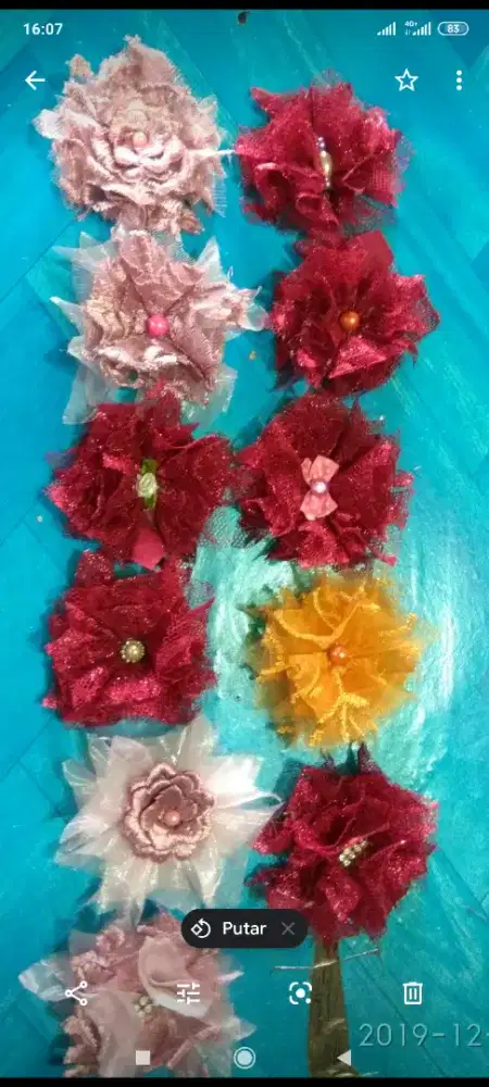 Suvenir pernikahan bros kain tile