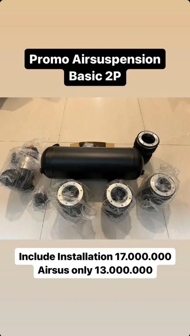 Airsuspension Airsus baru Berkualitas + Installasi