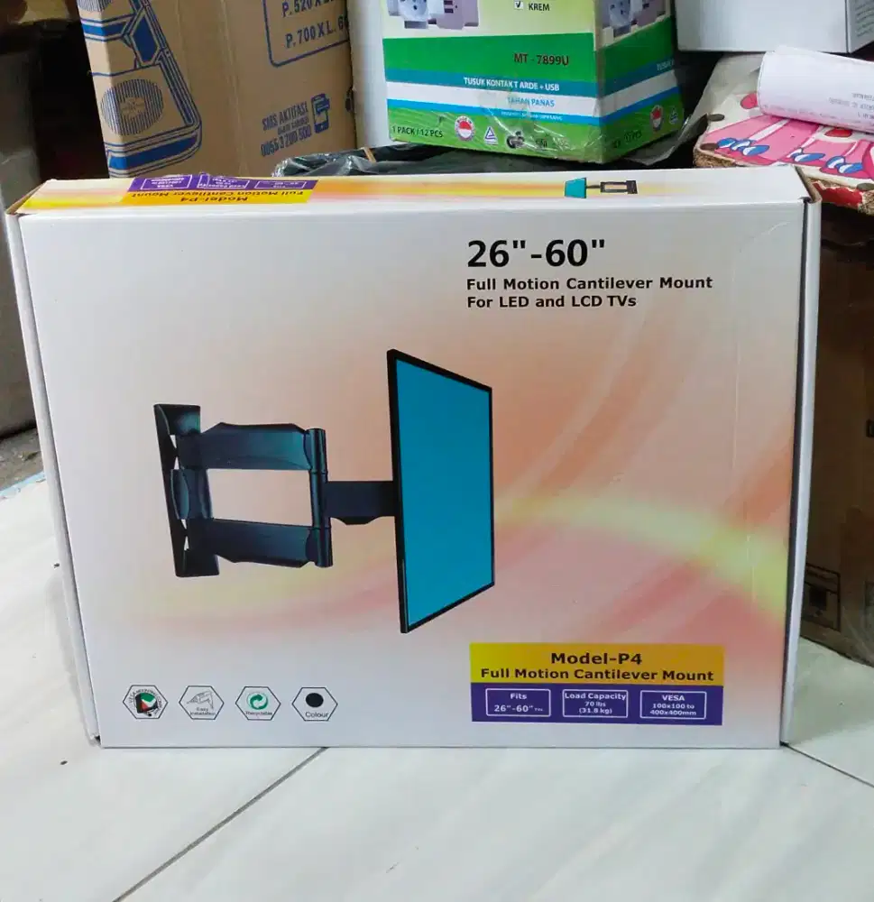 BEST PRODUK BRACKET TV SWIVEL P4 26-60 INCH
