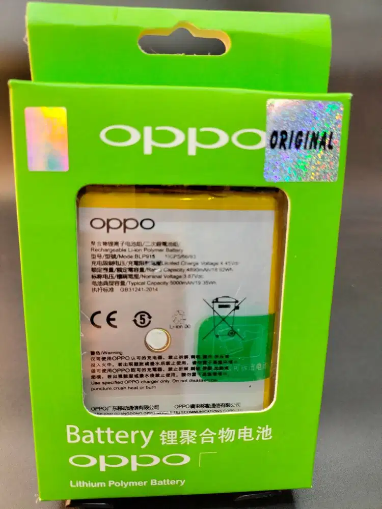 Baterai Oppo A15 2020 Baterai Oppo A16K Baterai Oppo A17 BLP9 Original