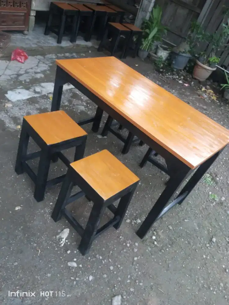 Set warungan meja kursi