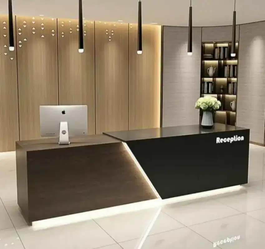 Meja perlengkapan usaha custom