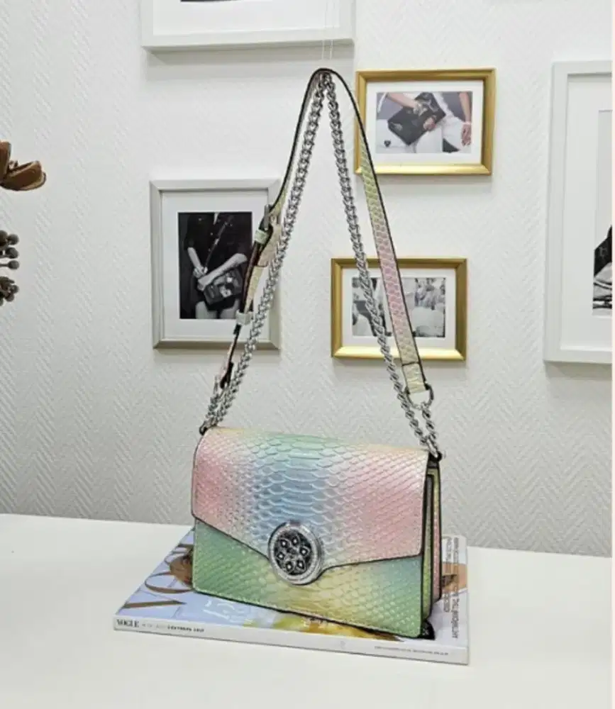 TAS RAINBOW METALIK PESTA