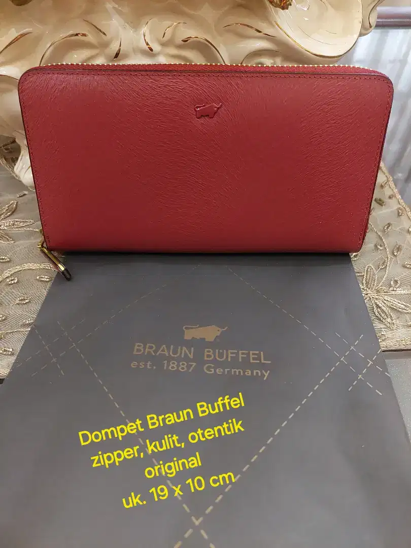 Dompet panjang Braun Buffel, authentic, ori