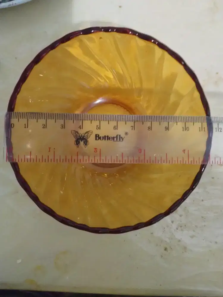 Mangkok beling coklat