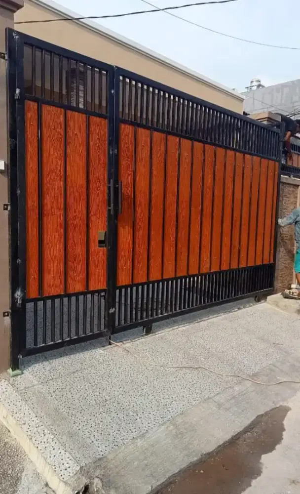 pagar minimalis modern