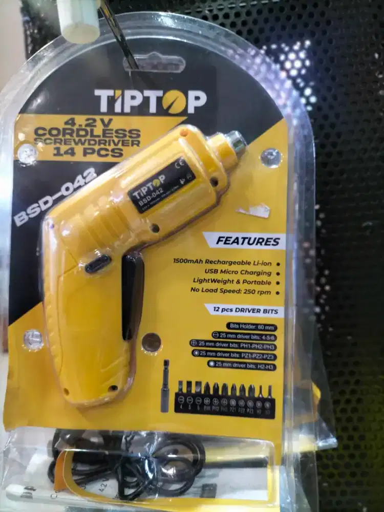 Mesin obeng 14 pcs tiptop