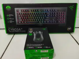 Mouse Razer Deathadder dan Keyboard Cynosa