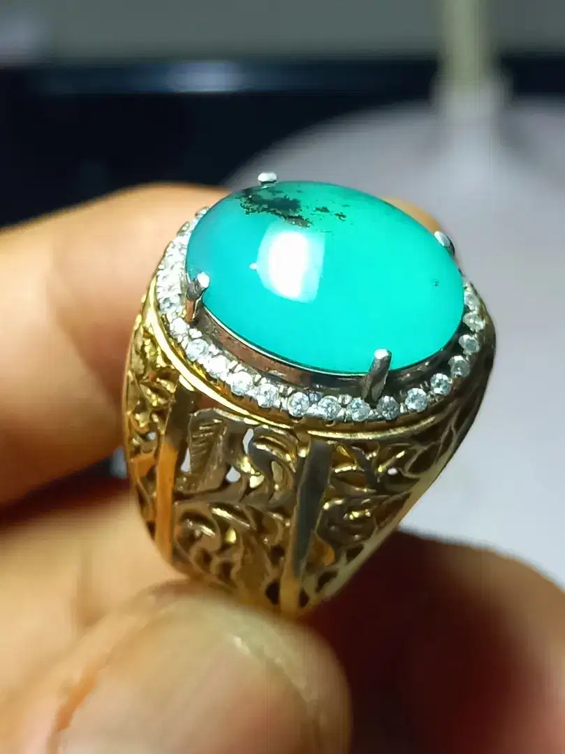 Bacan Majiko Kristal Giwang Ikat Perak