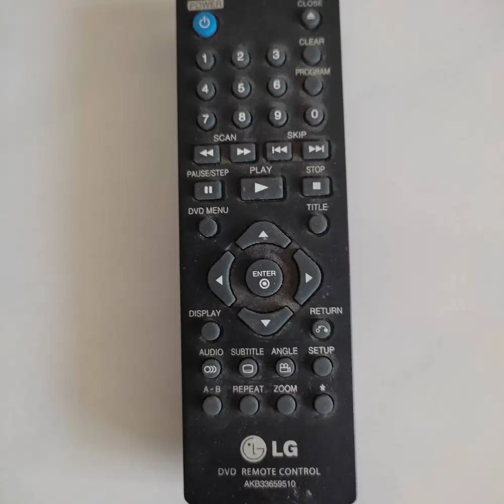 Remote DVD LG kondisi mulus