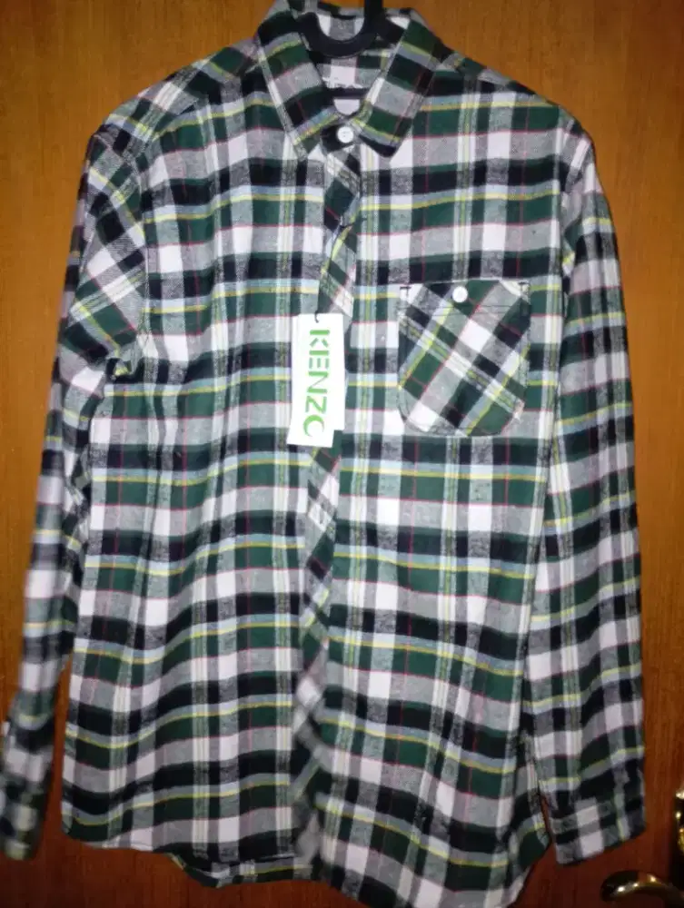 FLANEL KENZO ORIGINAL SIZE M MADE IN PORTUGAL