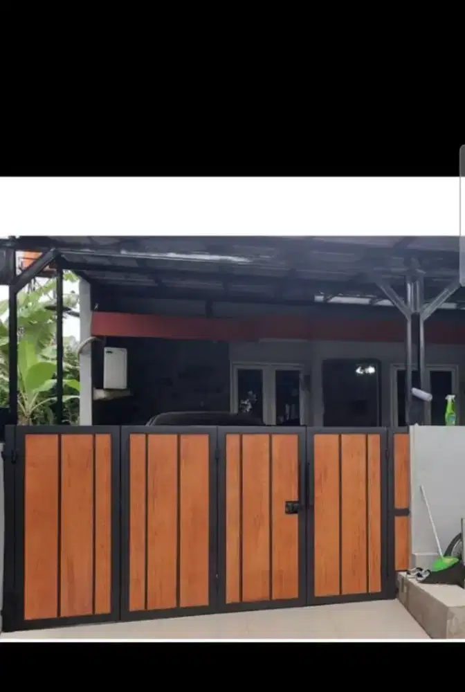 Pagar lipat grc moderen