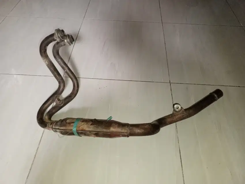 leher knalpot ninja 250 fi old orisinil