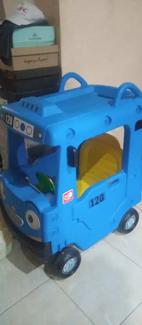 Tayo The Little Bus 217011 Tayo Roof Car Ride On Mainan Anak Original