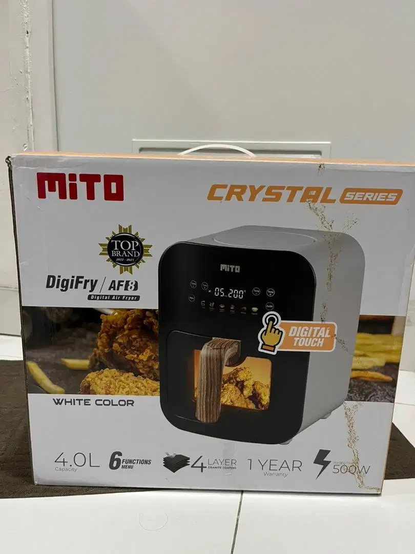Mito Digital Air Fryer AF8 White Series