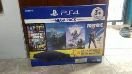 PS4 Bundle Megapack 1Tb. Plus kaset dan stick tambahan