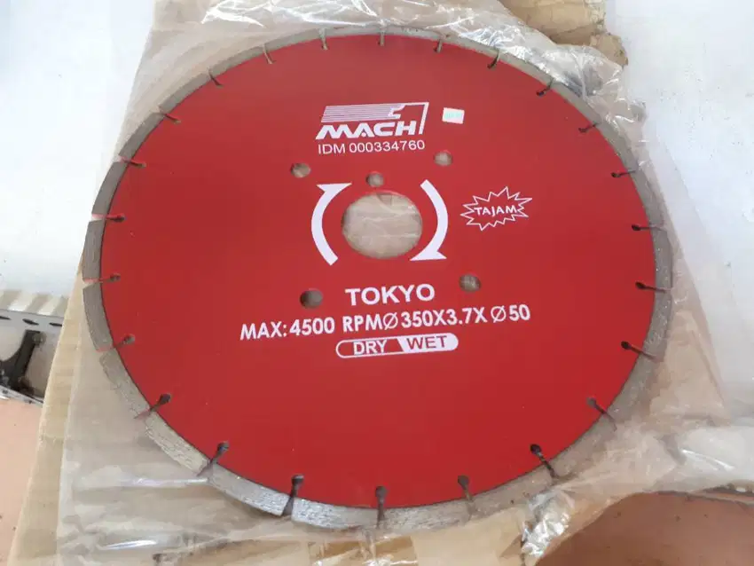 Cutting Disc Tokyo Mach Diamond Wheel 14 inch 350 x 3.6 x 50mm (A-437)