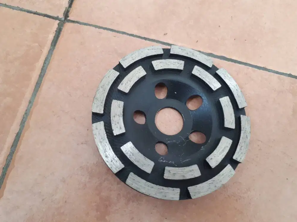 Diamond Double Cup Grinding Wheel for Marble & Granite 4 in (A-442)
