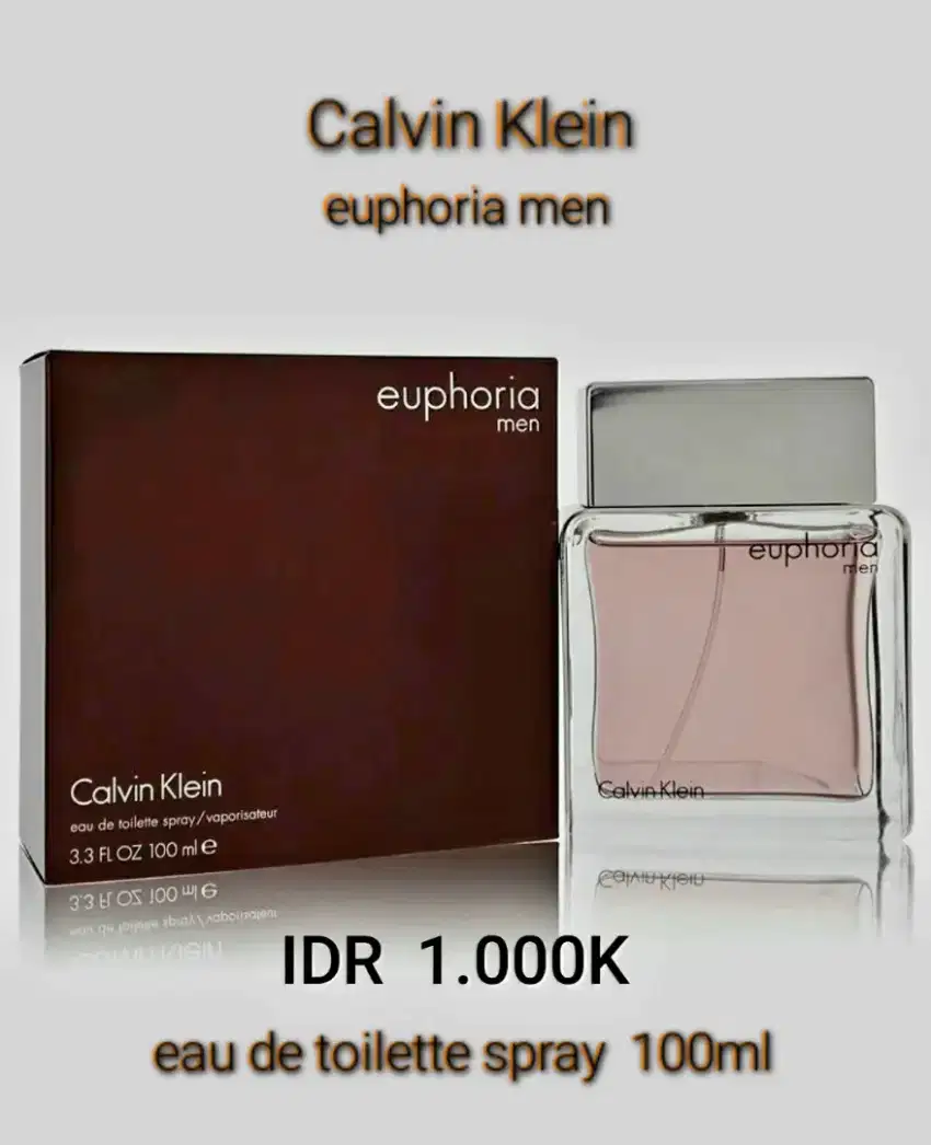 Calvin Klein EUPHORIA MEN Eau de Toilette Spray 100ml (BrandNew Segel)